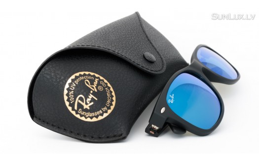 Ray-Ban New Wayfarer Blue Flash (RB2132 622/17 55mm) saules brilles